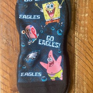 Men’s NFL Philadelphia Eagles Sponge Bob Square Pants Socks L  XL New NWT
